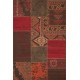 Brązowy dywan patchwork Lalee Contempo 139 120x170cm 100%PP-BCF