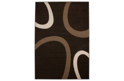 Piękny dywan patchwork Lalee Contempo 139 120x170cm 100%PP-BCF brąz
