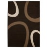 Piękny dywan patchwork Lalee Contempo 139 120x170cm 100%PP-BCF brąz