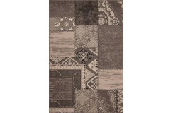 Piękny dywan patchwork Lalee Contempo 139 120x170cm 100%PP-BCF brąz