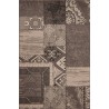 Piękny dywan patchwork Lalee Contempo 139 120x170cm 100%PP-BCF brąz