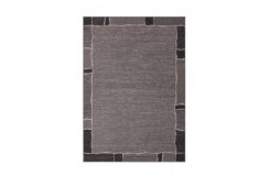 Piękny dywan patchwork Lalee Contempo 139 120x170cm 100%PP-BCF brąz