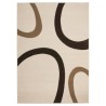 Piękny dywan patchwork Lalee Contempo 139 120x170cm 100%PP-BCF brąz