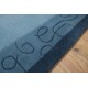 Niebieski luksusowy dywan NEPAL SHANGRILLA premium 250x350 High-Quality 100% wełna