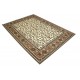 Beżowy piękny dywan Herati z Indii ok 170x240cm 100% wełna oryginalny ręcznie tkany perski gruby 