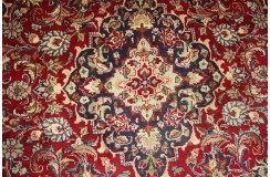 Klasyczny perski dywan Tebriz Sabzewar z Iranu 200x300cm czerwony