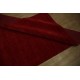 Gładki 100% wełniany dywan Gabbeh Handloom nasycony czerwony 200x300cm bez wzorów