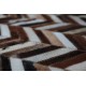 Naturalna skóra bydlęca dywan patchwork 140x200cm różne wzory 