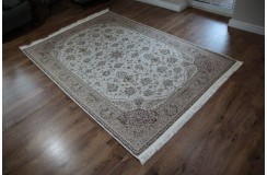 Poliester perski dywan Ghom 160x230cm płasko tkany połysk