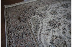 Poliester perski dywan Ghom 160x230cm płasko tkany połysk