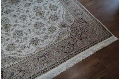 Poliester perski dywan Ghom 160x230cm płasko tkany połysk