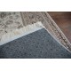 Piękny misternie tkany lśniący perski dywan Ghom beżowy 160x230cm 100% poliester