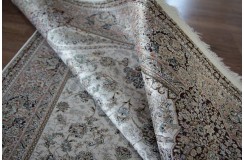 Poliester perski dywan Ghom 160x230cm płasko tkany połysk
