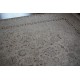 Piękny misternie tkany lśniący perski dywan Ghom beżowy 160x230cm 100% poliester vintage