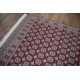 Piękny misternie tkany lśniący perski dywan Ghom czerwony 160x230cm 100% poliester vintage