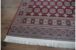 Poliester perski dywan Ghom 160x230cm płasko tkany połysk
