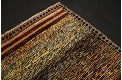 Perski oryginalny dywan Ziegler gabbeh wzór w pasy deseń 140x200cm
