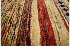 Perski oryginalny dywan Ziegler gabbeh wzór w pasy deseń 140x200cm