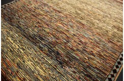 Perski oryginalny dywan Ziegler gabbeh wzór w pasy deseń 140x200cm