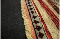 Perski oryginalny dywan Ziegler gabbeh wzór w pasy deseń 140x200cm