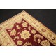 Bordowo-złoty tradycyjny ręcznie tkany dywan Ziegler Farahan z Pakistanu 100% wełna 80x300cm chodnik