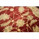 Bordowo-złoty tradycyjny ręcznie tkany dywan Ziegler Farahan z Pakistanu 100% wełna 70x250cm chodnik