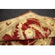 Bordowo-złoty tradycyjny ręcznie tkany dywan Ziegler Farahan z Pakistanu 100% wełna 70x250cm chodnik