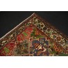 Wysokiej jakości dywan Baktjar w kwiaty 200x200cm Iran antyk 60lat