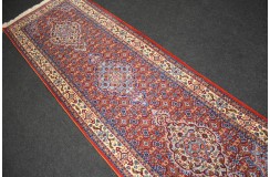 Dywan Mud herati Fine z Iranu ręcznie tkany wełna 80x250cm