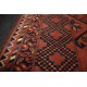 Oryginalny 100% wełniany dywan Afgan Kargahi Buchara 104x142cm ręcznie gęsto tkany