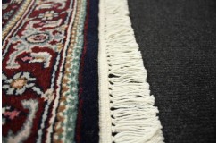 Herati ręcznie tkany dywan Bidjar z Indii wełniany chodnik granatowy
