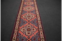 Orientalny perski dywan ręcznie tkany hosseinabad hamadan 75x600cm