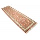Ceglasto-czerwony piękny dywan z kwiatami ok 80x300cm 100% wełna Indo-Saruk