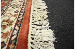 Saruk ręcznie tkany dywan z Indii wełniany chodnik 80x300