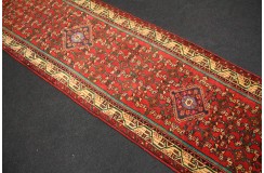 Orient perski dywan ręcznie tkany Hamadan luksusowy chodnik 80x400