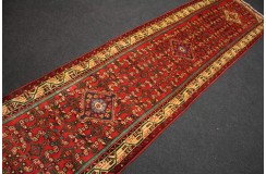 Orient perski dywan ręcznie tkany Hamadan luksusowy chodnik 80x400