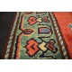 Oryginalny 100% wełniany dywan Afgan Kargahi Modern 149x166cm ręcznie gęsto tkany