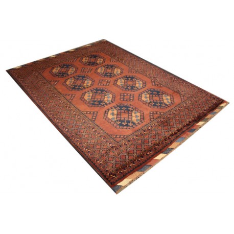 Oryginalny 100% wełniany dywan Afgan Kargahi Modern 170x230cm ręcznie gęsto tkany