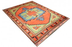 Oryginalny 100% wełniany dywan Afgan Kargahi Modern 160x210cm ręcznie gęsto tkany