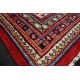 Czerwony oryginalny dywan Kashan (Keszan) z Iranu wełna 250x350cm perski wzór pawie oczka