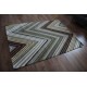 Kolorowy nowoczesny dywan SCION GROOVE 25704 140x200cm 100% wełniany gruby szaro-brązowy wart 2100zł