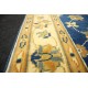 Niebieski tradycyjny ręcznie tkany dywan Ziegler Farahan z Pakistanu 100% wełna 80x315cm chodnik