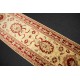 Klasyczny ręcznie tkany dywan Ziegler Farahan z Pakistanu 100% wełna 80x320cm chodnik
