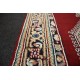 Czerwony gustowny dywan z medalonami herati ok 80x250cm 100% wełna Indie Bidjar
