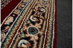 Herati ręcznie tkany dywan Bidjar z Indii wełniany chodnik czerwony