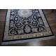 Piękny dywan Aubusson Habei ręcznie tkany z Chin 200x300cm 100% wełna przycinany rzeźbione kwiaty grantowy