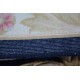 Piękny dywan Aubusson Habei ręcznie tkany z Chin 200x300cm 100% wełna przycinany rzeźbione kwiaty grantowy
