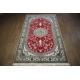 Nain gęsto ręcznie tkany dywan z Iranu wełna 160x260cm czerwony majestatyczny