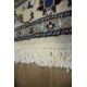 Nain gęsto ręcznie tkany dywan z Iranu wełna 160x260cm czerwony majestatyczny