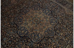 Absolutny unikat dywan Yazd (Jazd) Rahwar ok 307x420cm 100% wełna cenny jedyny perski lśniący kwiatowy